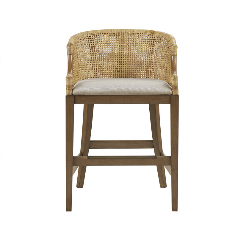 Martha Stewart Playa Handcrafted Rattan Counter Stool Wayfair